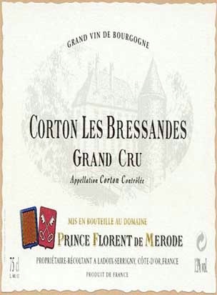 Corton Les Bressandes Grand Cru  2008