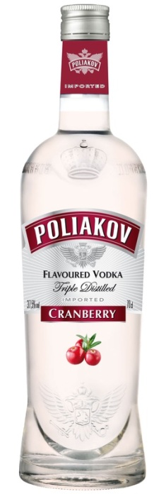 Vodka POLIAKOV Cranberry - 70cl