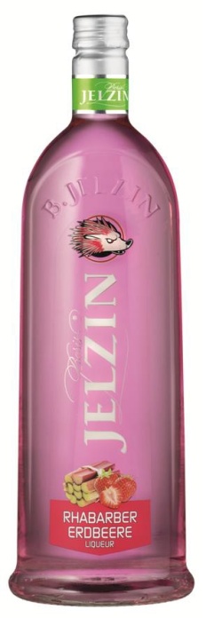 Liqueur JELZIN Rhubarbe-Fraise-70CL