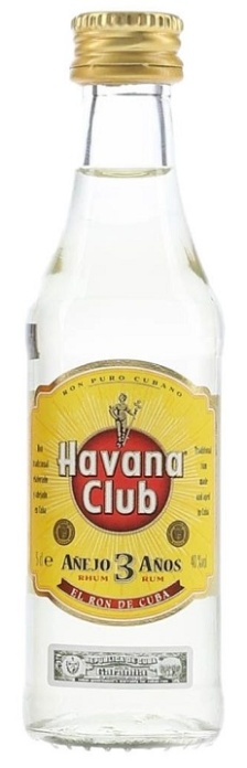 Rhum HAVANA CLUB 3YO 5cl