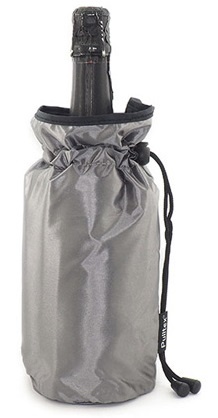 CHAMPAGNE/WINE COOLER BAG SILVER - Sac refroidisseur argenté