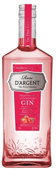 Gin ROSE D'ARGENT STRAWBERRY GIN 70CL