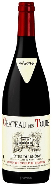 Château des Tours Côtes-du-Rhône  2017 - 75CL Rouge