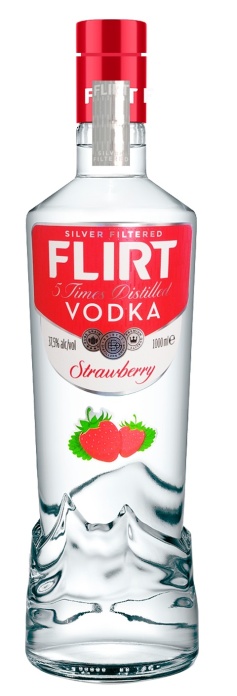 Vodka FLIRT STRAWBERRY 1L