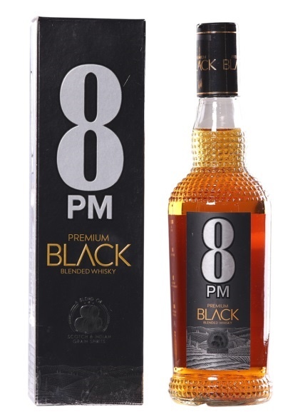 8PM Premium Black Whisky with Gift Box - 75cll