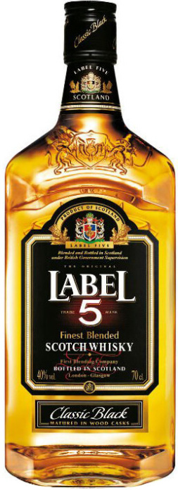 Whisky LABEL 5 - 70cl