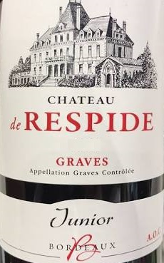 Château De Respide Cuvée Junior  2018