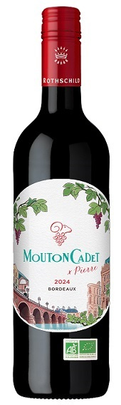 Mouton Cadet BIO x Pierre 2024 -75cl - Rouge