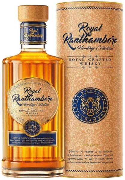 Whisky Royal Ranthambore Craft Whisky with Canister - 75cl